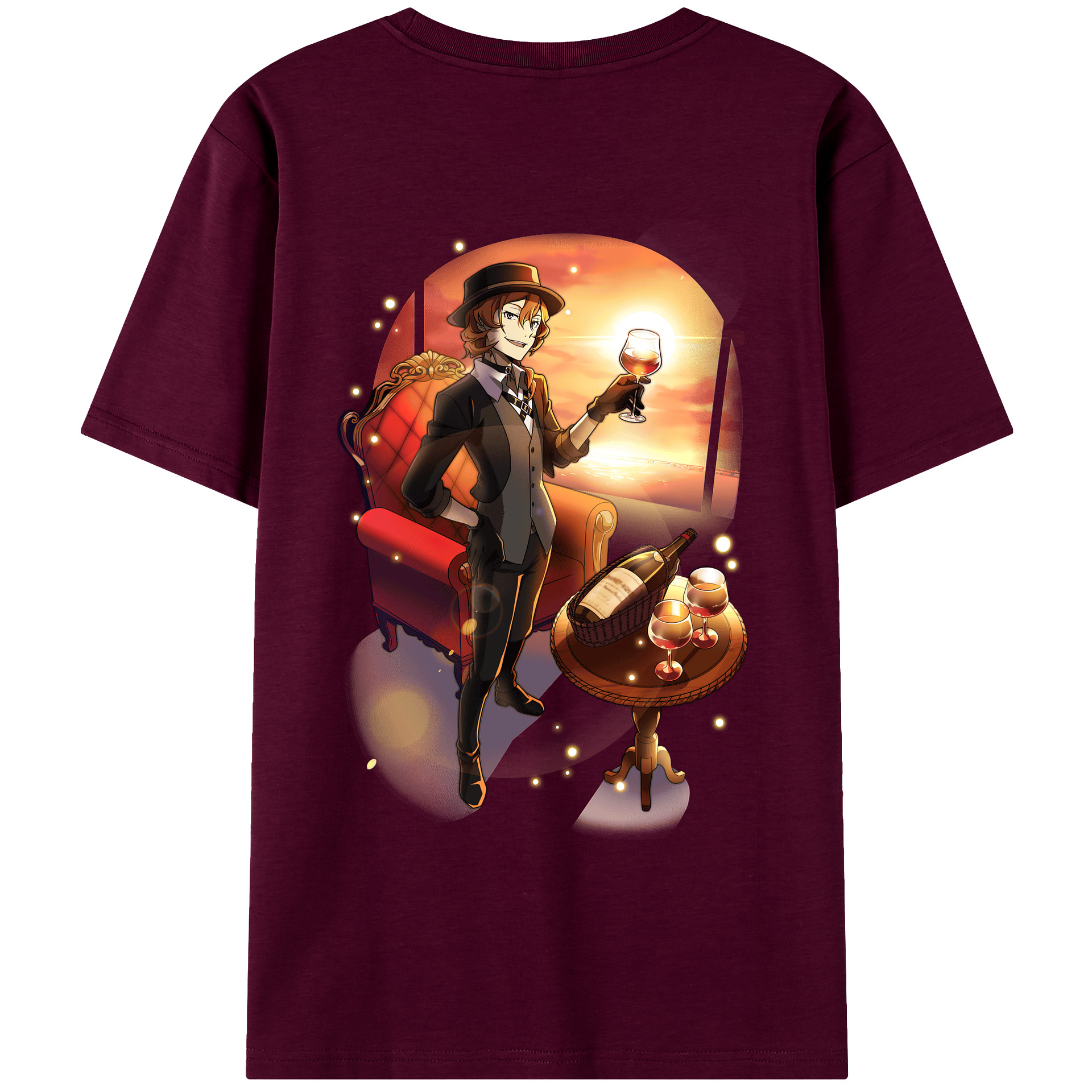 （画像用） 文豪ストレイドッグス Bungo Stray Dogs レディース半袖Tシャツ(バックプリント)